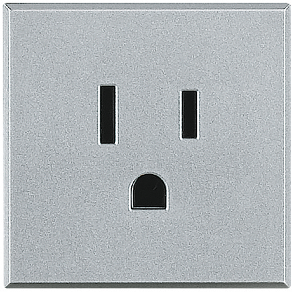 Socket 2P+T 15A 127/250 Vac - american standard