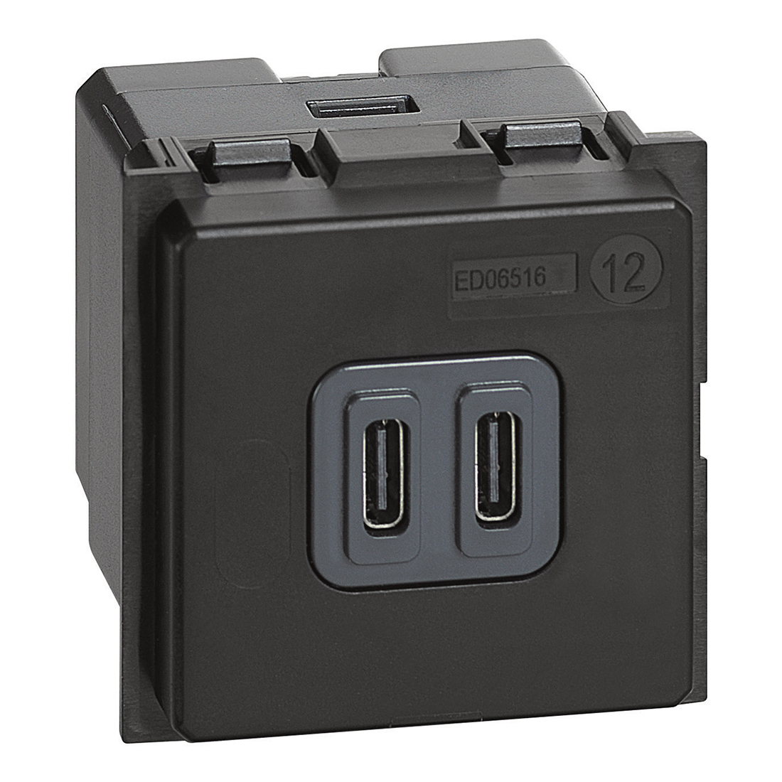 Base cargador doble USB Living Now - Tipo C+C - 2 módulos, K4286C2, 8005543622445
