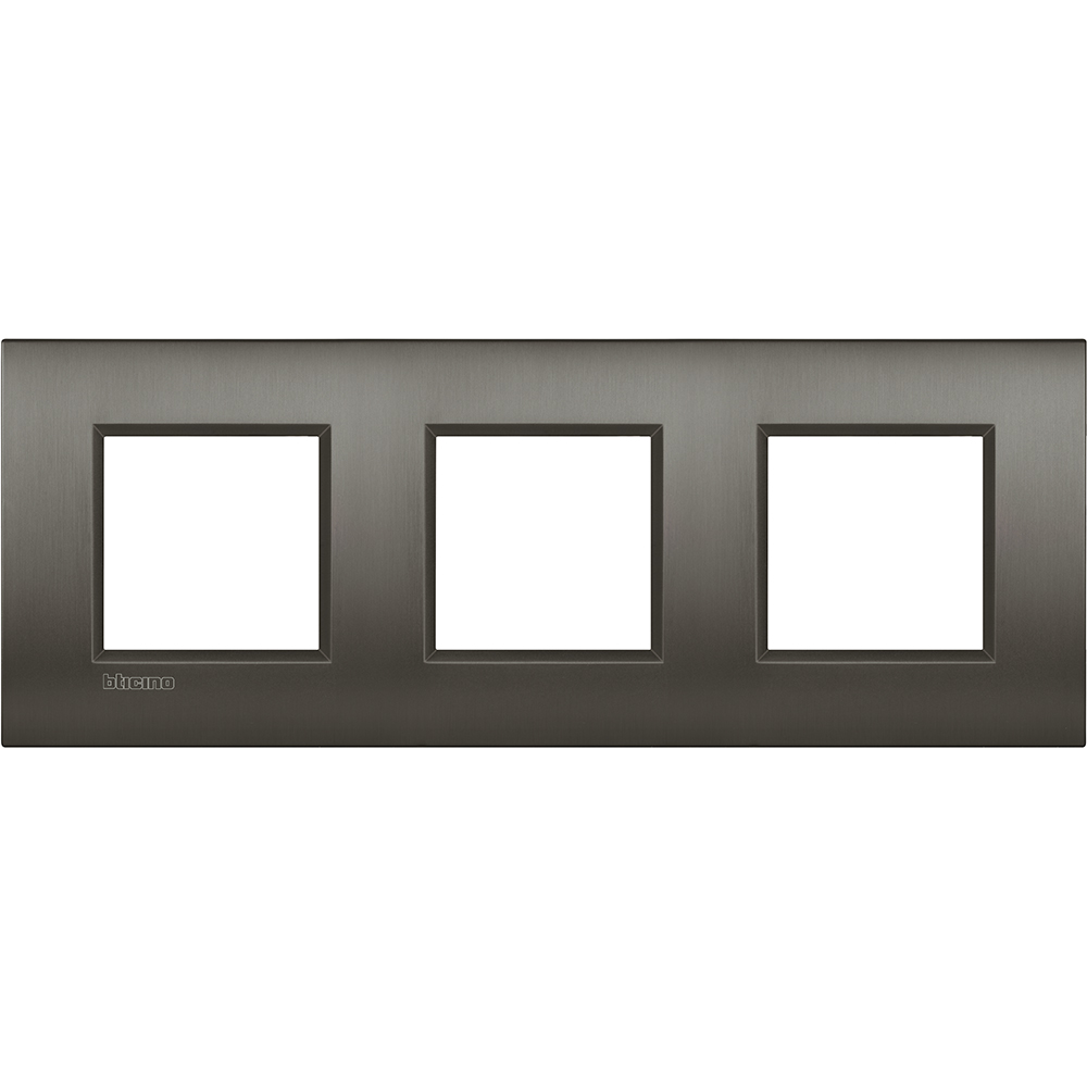 AIR cover plate 2x3P brushed Nickel
