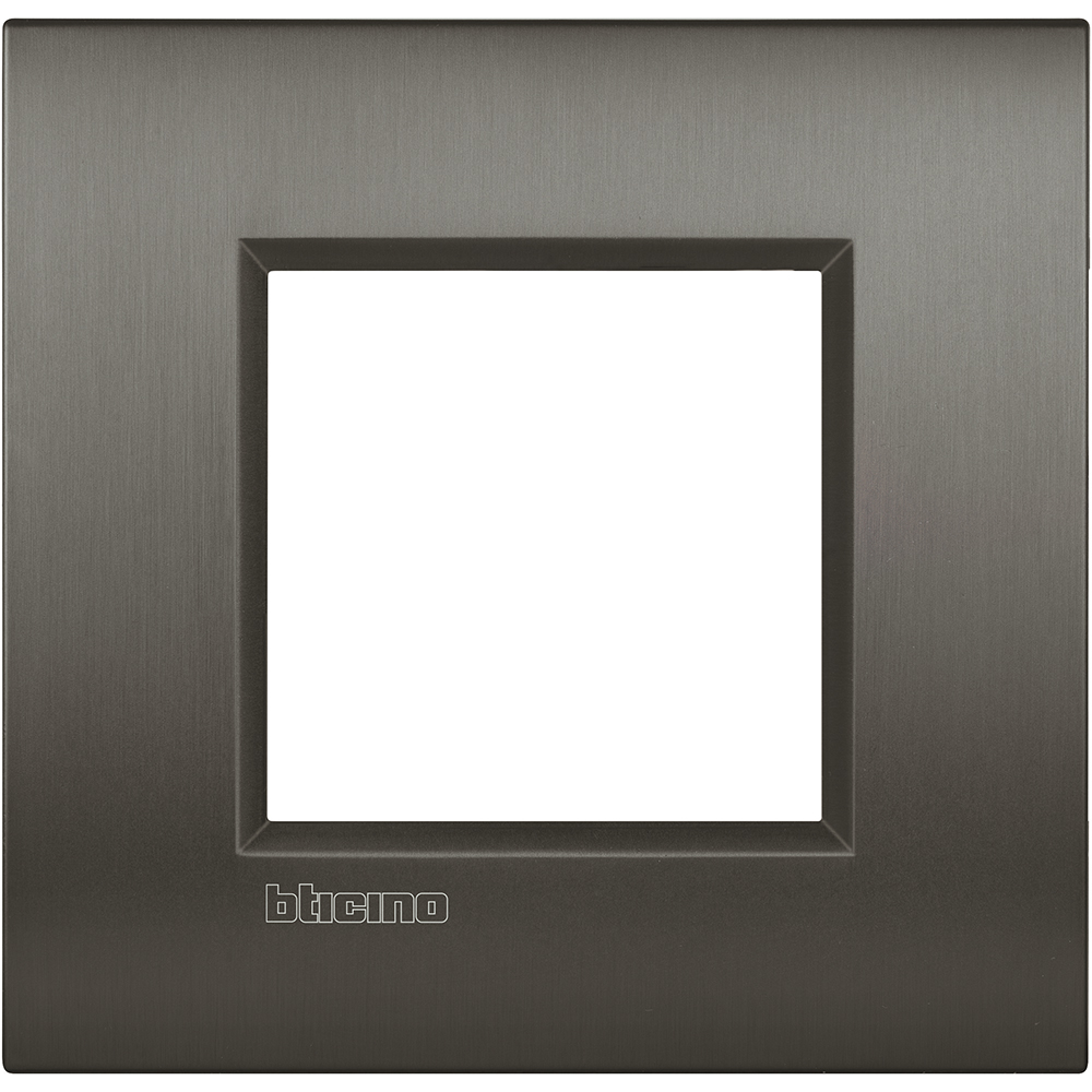 AIR cover plate 2x3P 71mm brushed Nickel
