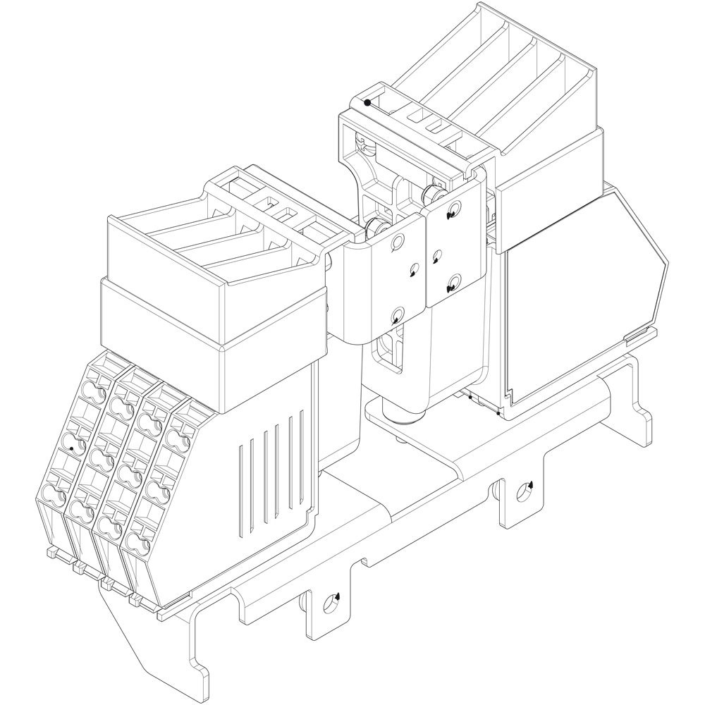 Contact for Mccb M3 250 M4 630 and M5 1600 in draw-out version