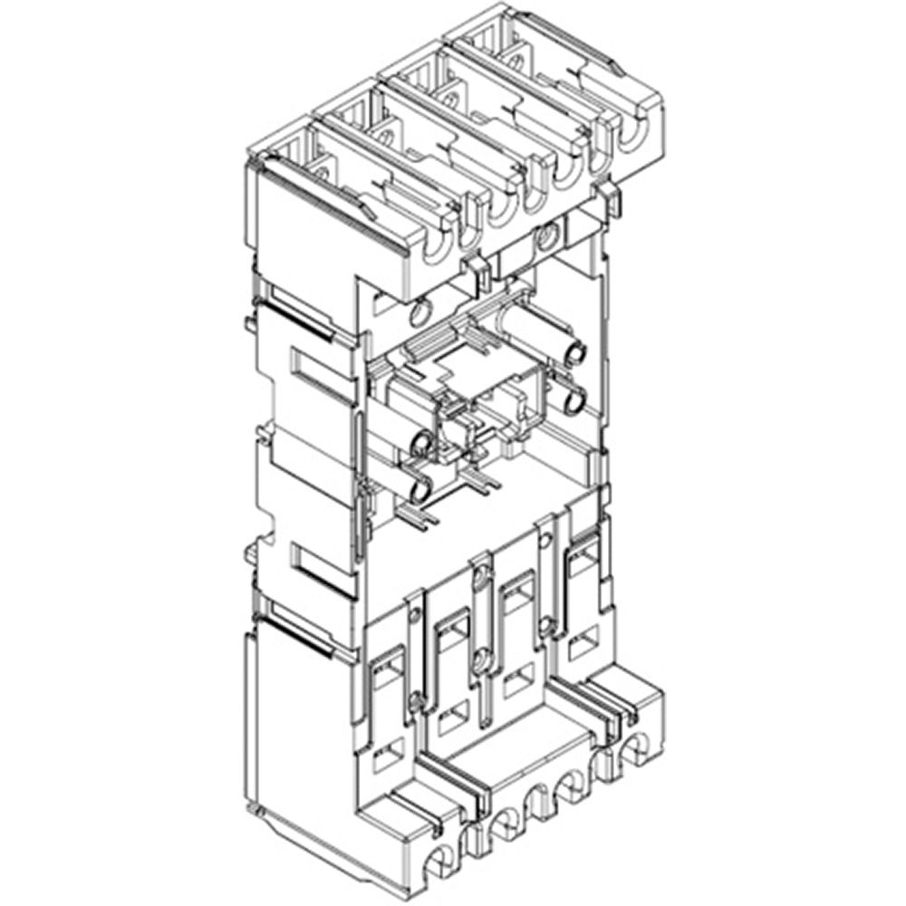 Base for plug-in and draw-out version for M1 160 4P