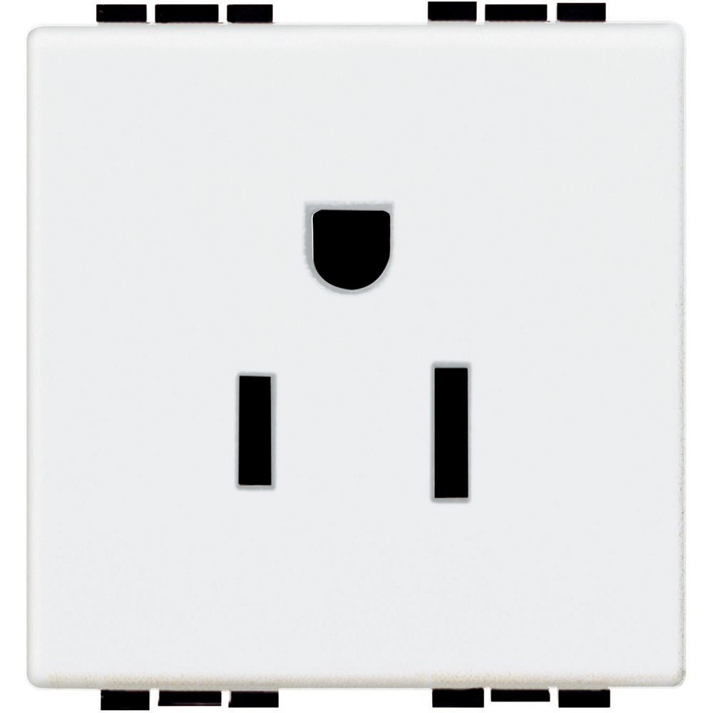 Socket 2P+T 15A 127/250 Vac - american standard