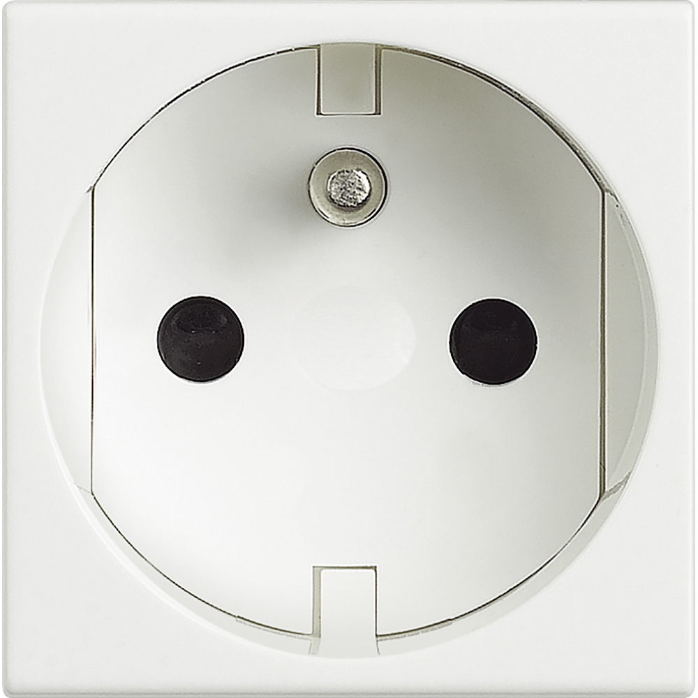 Socket 2P+T 16A - France/Belgium standard - shielded tulip contacts - Automatic clamps