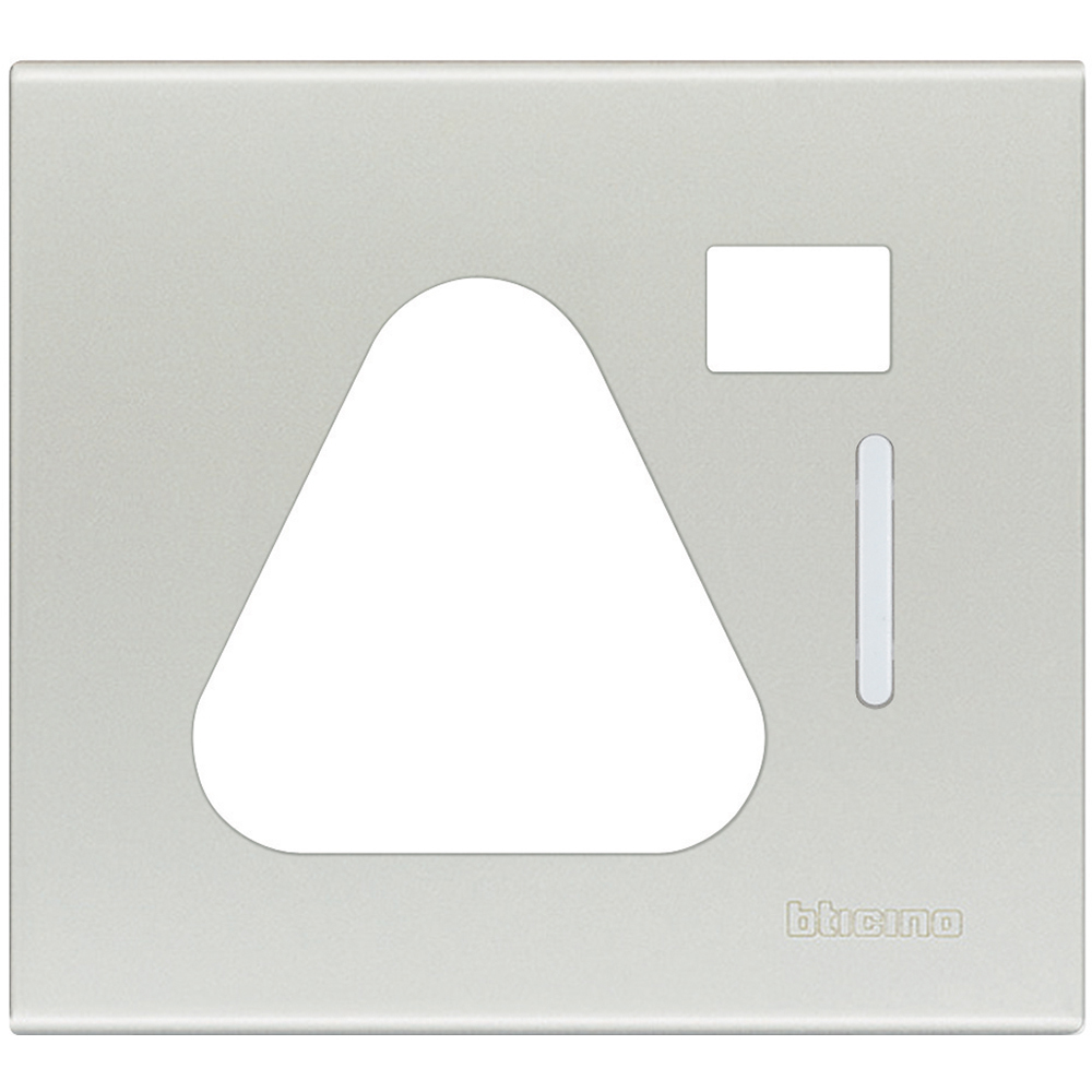 1 gang cover plate - Glossy silver (for items N4151, NT5151, N4153, NT4153)