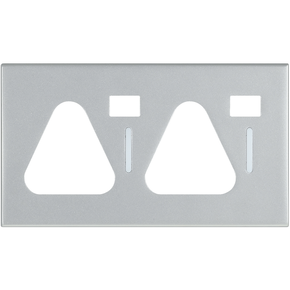 2 gang cover plate - Tech (for items N4152, NT5152)