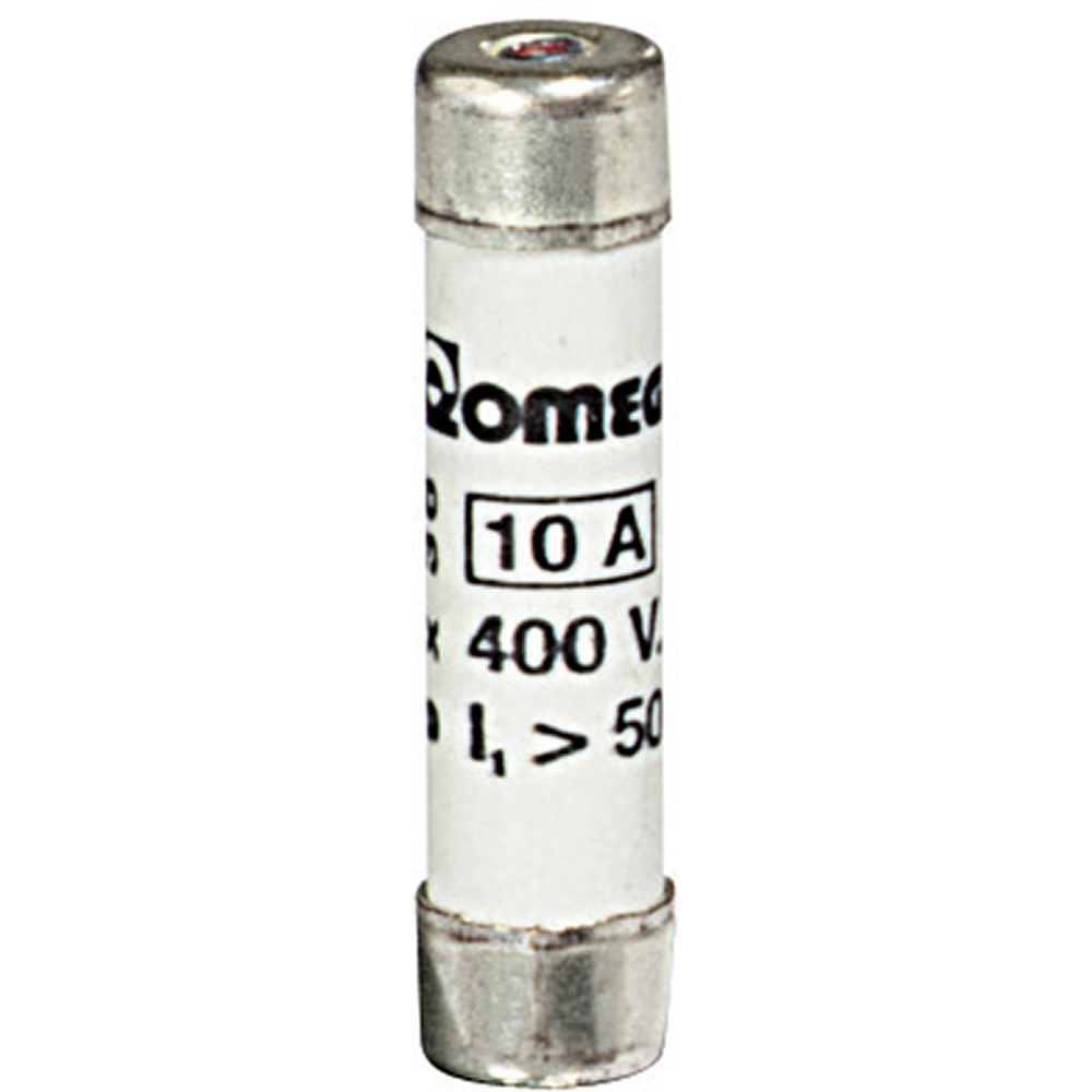 Fuse Fusicolor with blown-fuse indicator type T1 9x36mm 10A
