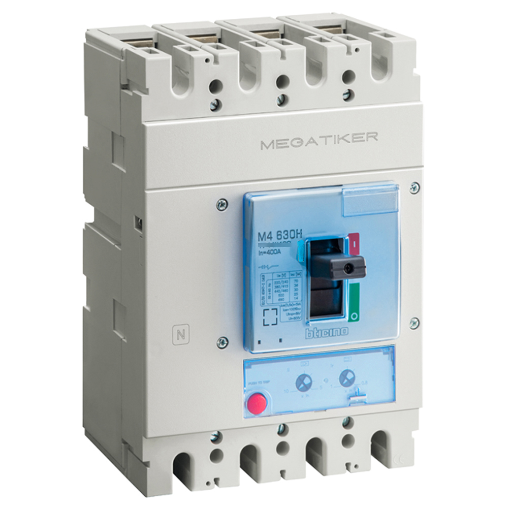 MP4 630H - Mccb 4P for motor operator protection - In= 400A - Icu= 70kA