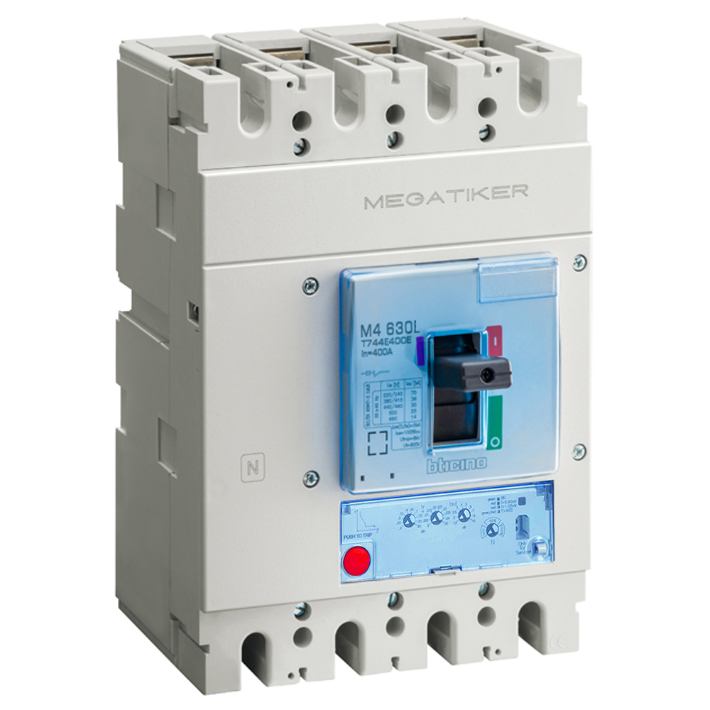 M4 630L - electronic Mccb (Li) 4P - In=500A - Icu=100kA