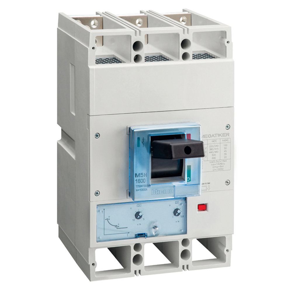 M5 1600H - thermal-magnetic Mccb 3P - In=800A - Icu=70kA