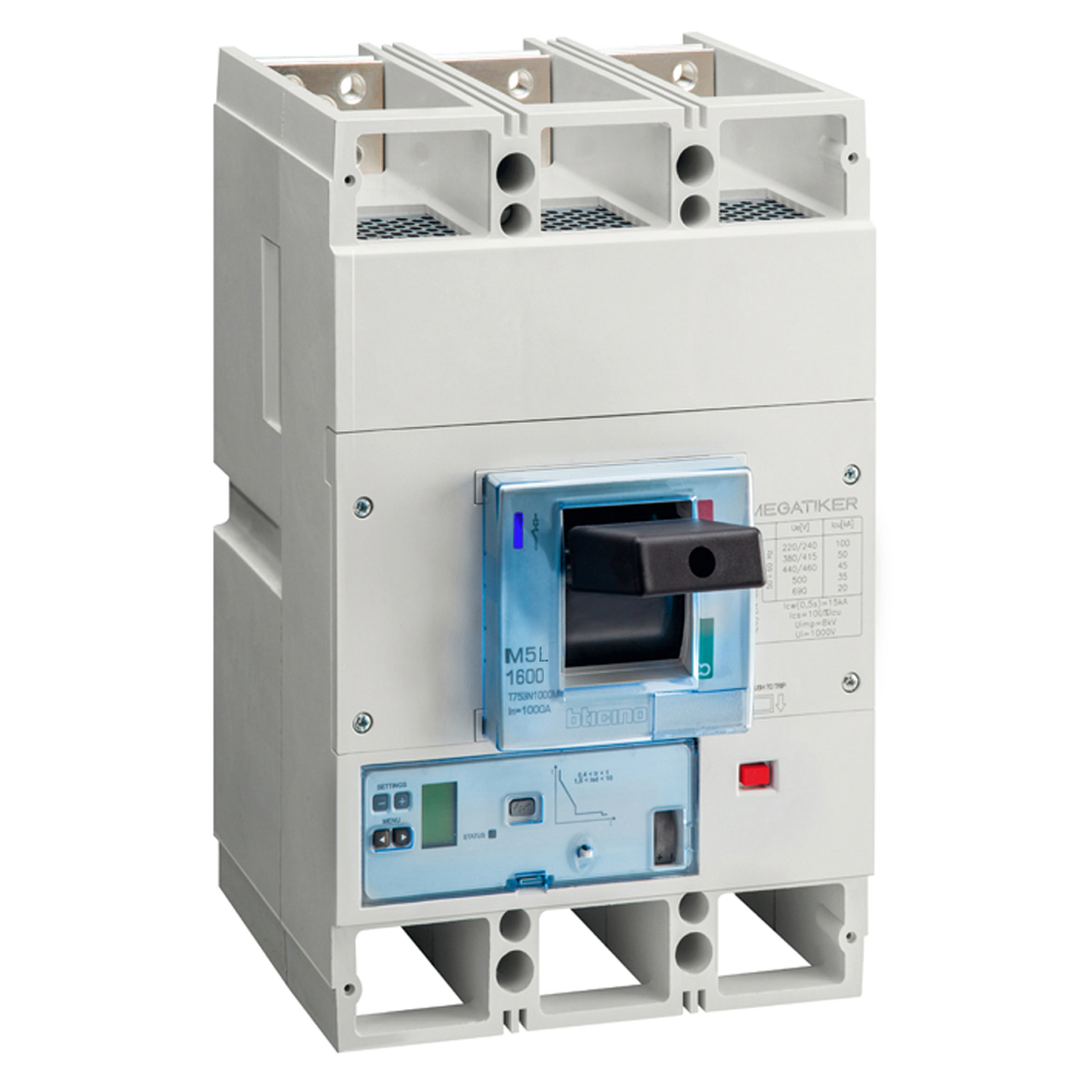 M5 1600L - electronic Mccb (Lsig) 3P - In=1250A