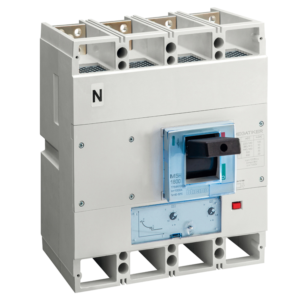 M5 1600H - thermal-magnetic Mccb 4P - In=1250A - Icu=70kA