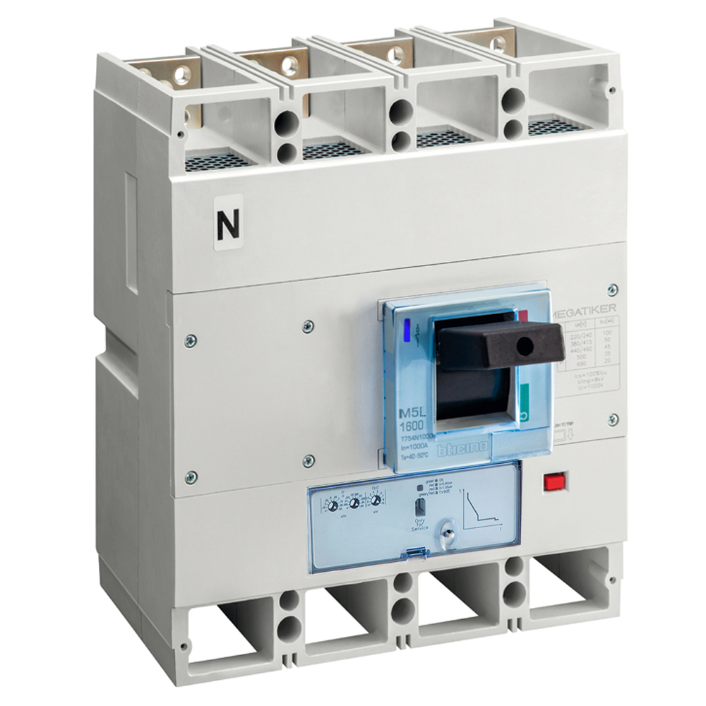 M5 1600L - electronic Mccb (Li) 4P - In=800A - Icu=100kA