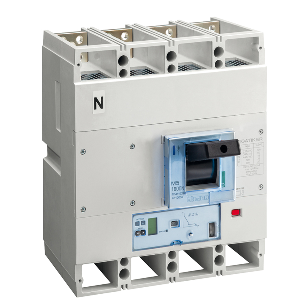 M5 1600N - electronic Mccb (Lsi) 4P - In=1000A - Icu=50kA