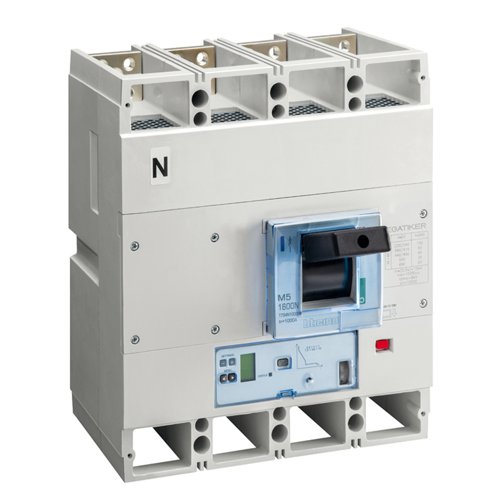 M5 1600N - electronic Mccb (Lsi) 4P - In=1600A - Icu=50kA