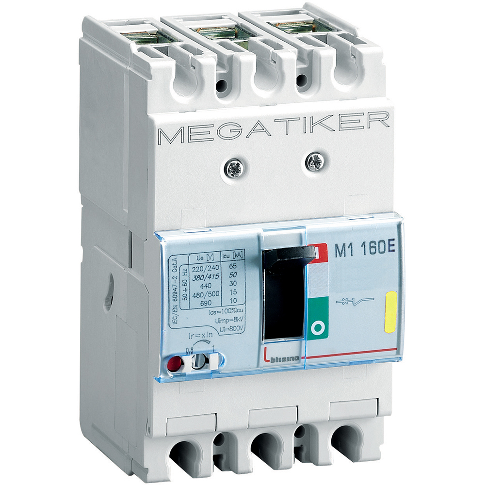 M1 160E - thermal-magnetic Mccb 3P - Icu= 16kA - In= 16A