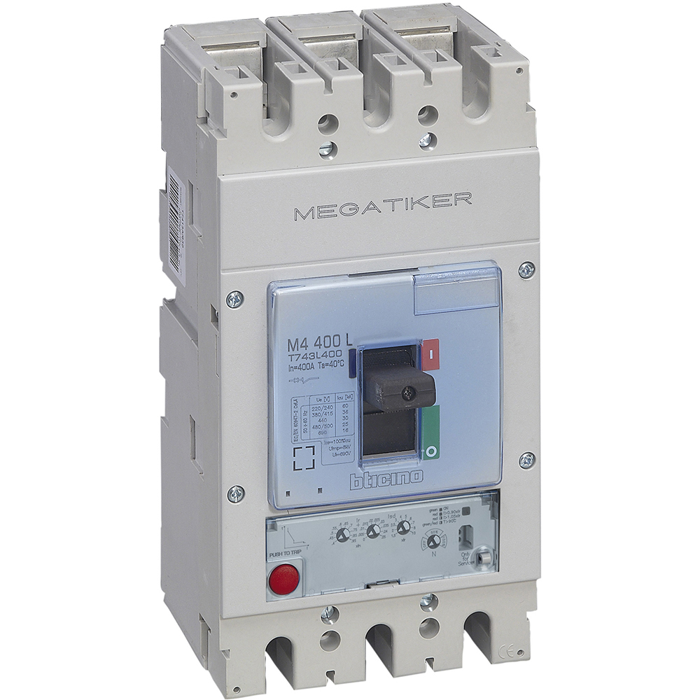 M4 630L - electronic Mccb (Li) 3P - In=500A - Icu=100kA