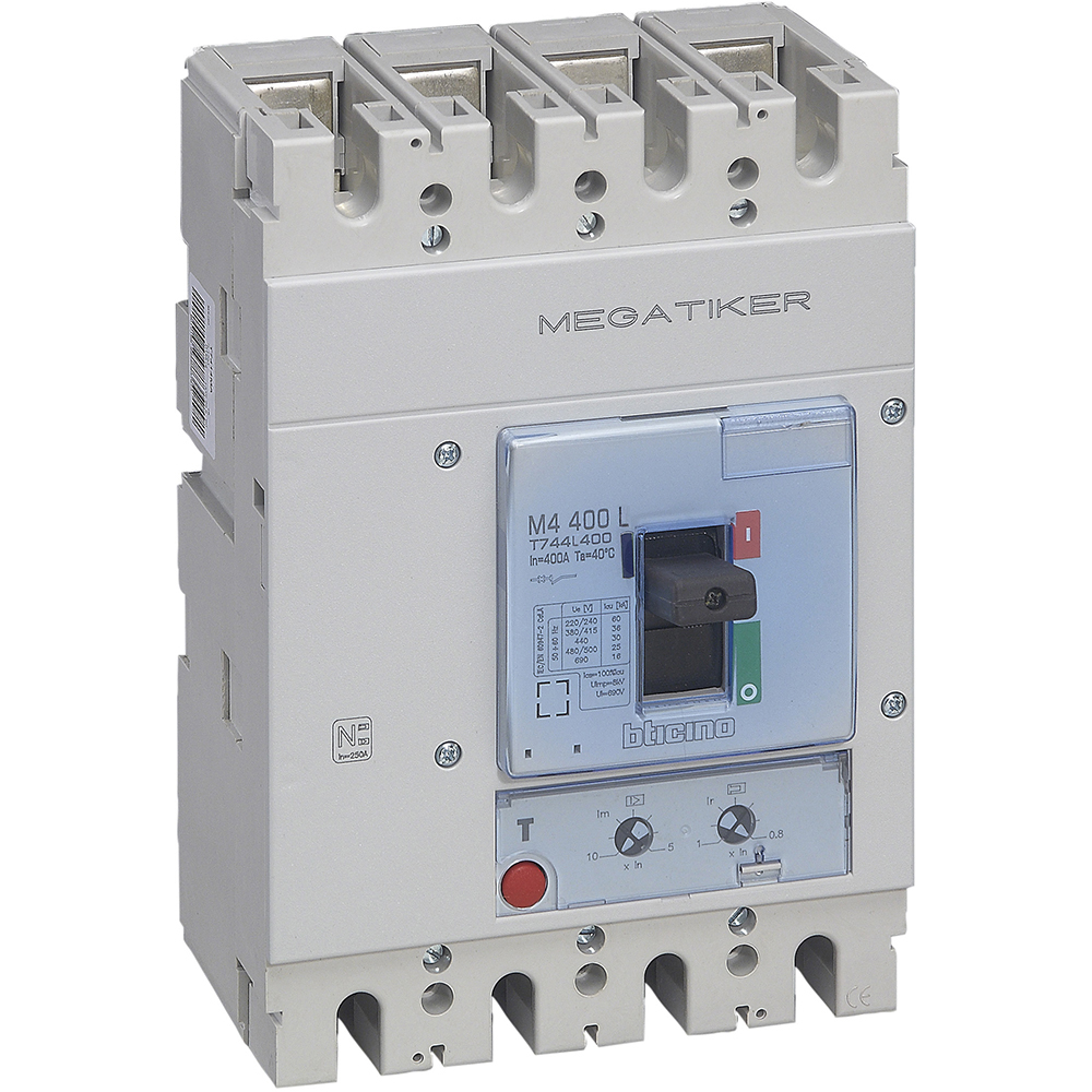 M4 630L - thermal-magnetic Mccb 4P - In=320A - Icu=100kA