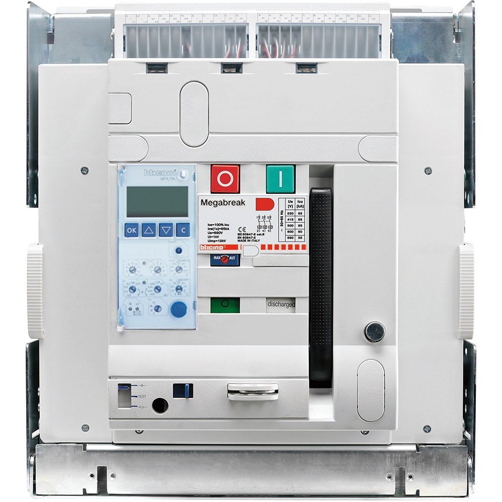 Draw-out version air circuit breaker 3P - In= 4000A - Icu= 100kA - Frame 2