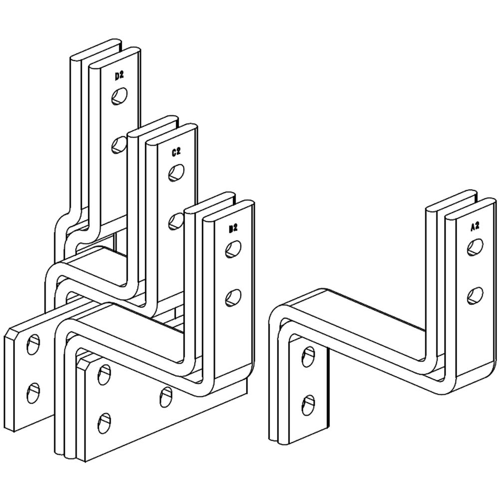 Supply busbars kit for omnibus busbars step 125mm flat busbars step 75mm