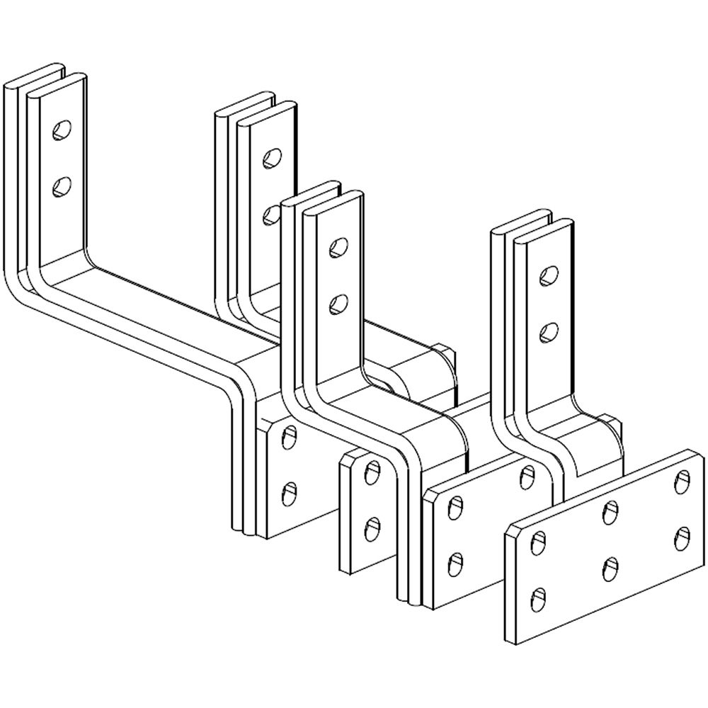 Supply busbars kit for omnibus busbars step 125mm flat busbars step 75mm