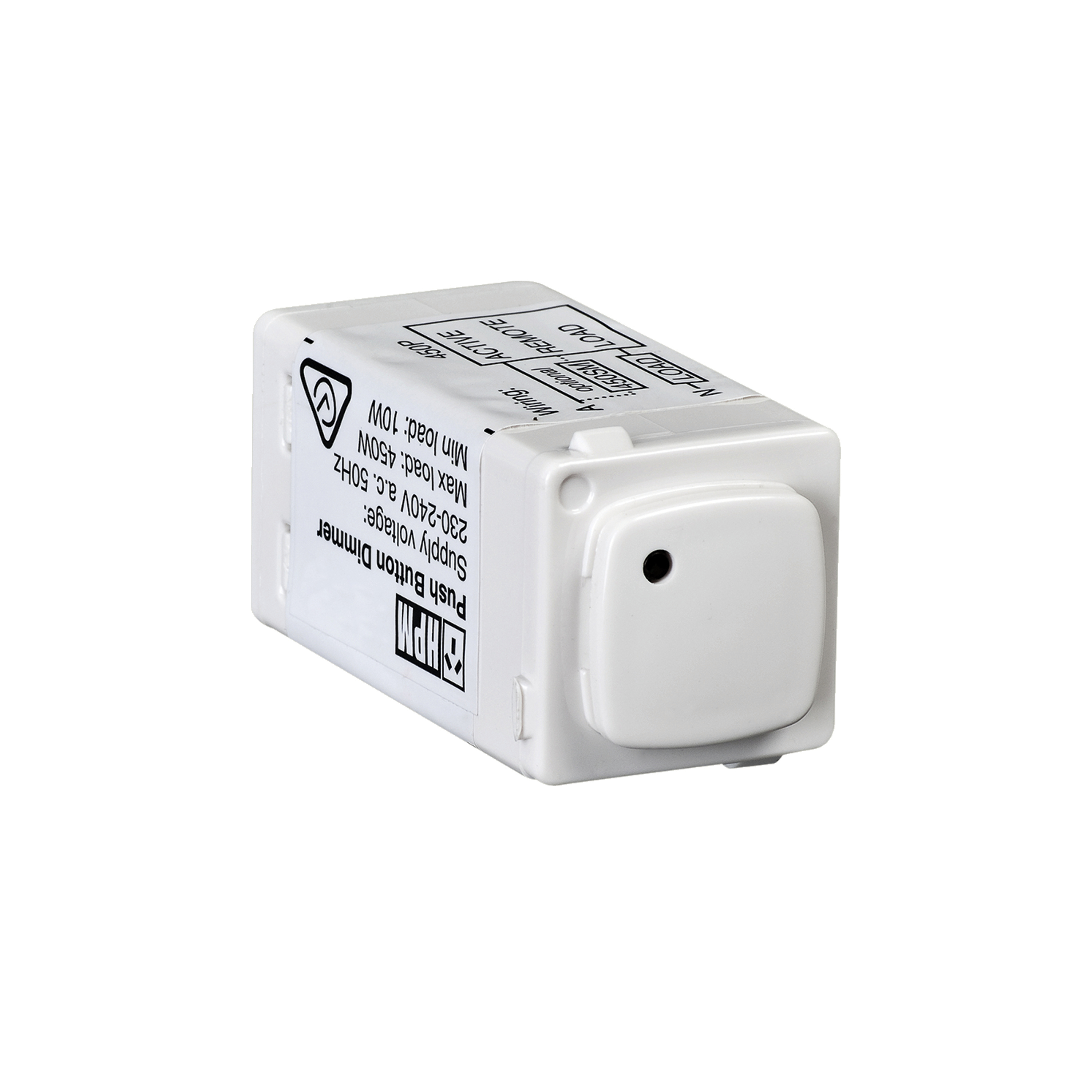 HPM Excel & Linea 350VA Push Button Dimmer Mechanism White | 400A2PMWE ...