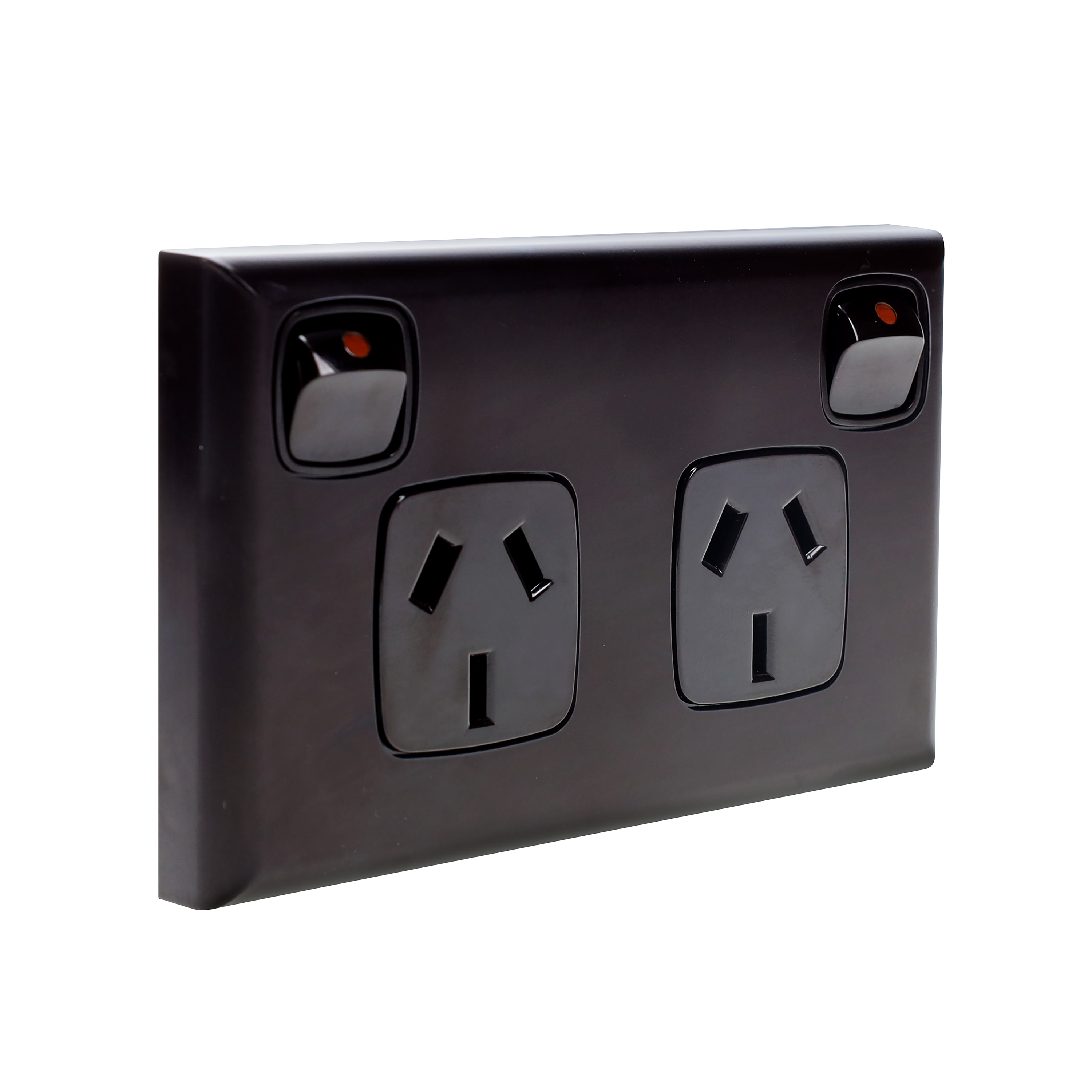 HPM Excel 10A Double Power Point Brown | XL777BR | 9321001114925 | HPM
