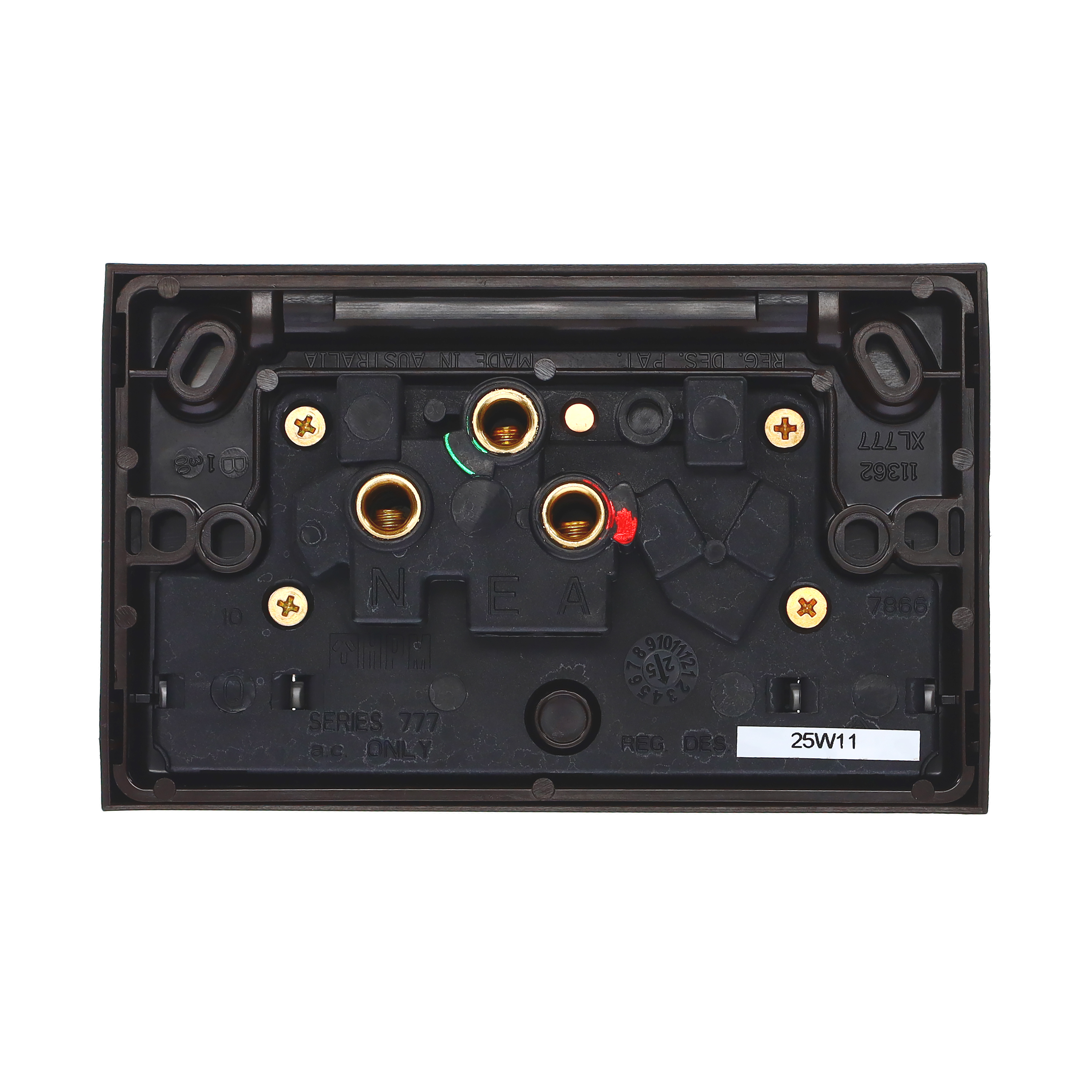 HPM Excel 10A Double Power Point Brown | XL777BR | 9321001114925 | HPM