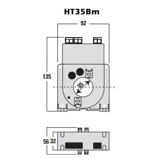 IME PASSING CABLE HT35BmTRASDHALL10-100A4-20mAA20-60Vcc/24Vca
