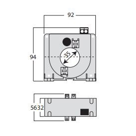 IME PASSING CABLE TT35 TA+TRASD 15-135A 4-20mA A10-34Vcc2FILI