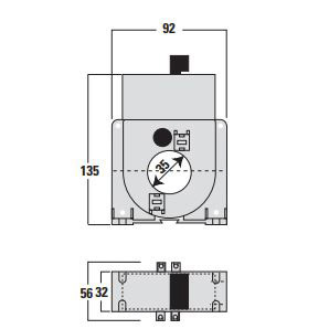 IME PASSING CABLE TT35A TA+TRASD 5-45A 4-20mA A230V