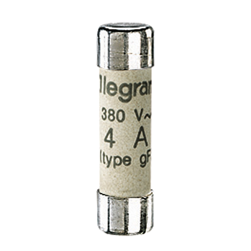 Domestic cartridge fuse - cylindrical type gG 8 x 32 - 4 A 