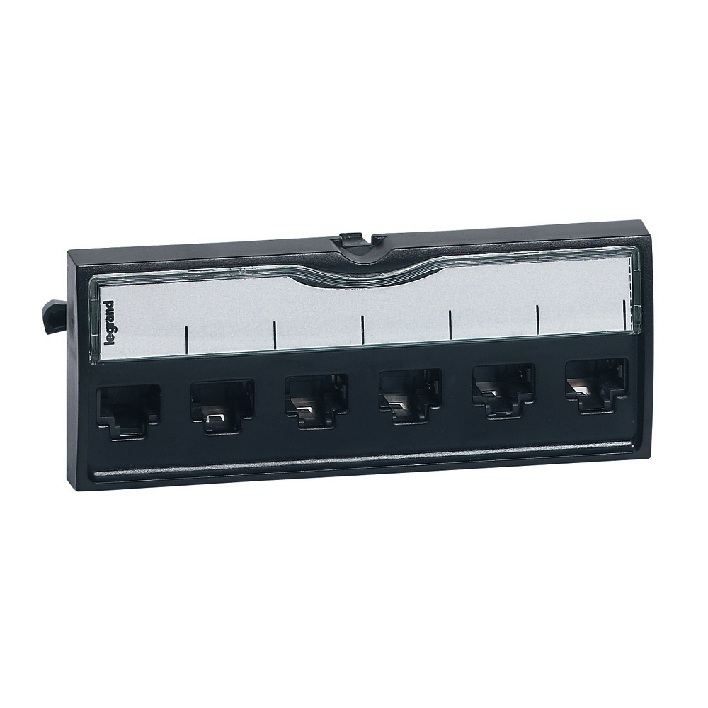 LCS² Category 6A - Unit of 6 RJ45 Connectors - STP Metal Shielding 360 ...
