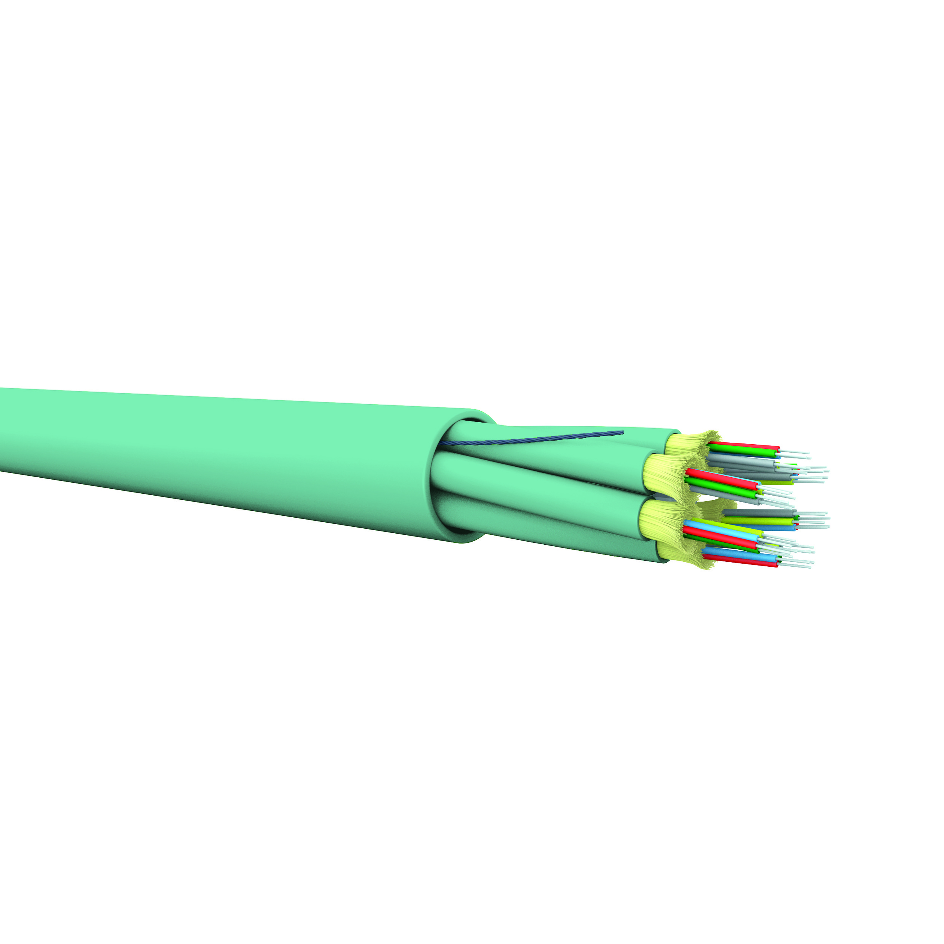 LCS³ - Fiber optic cable OM3 tight buffer 48 cores - Indoor/outdoor ...