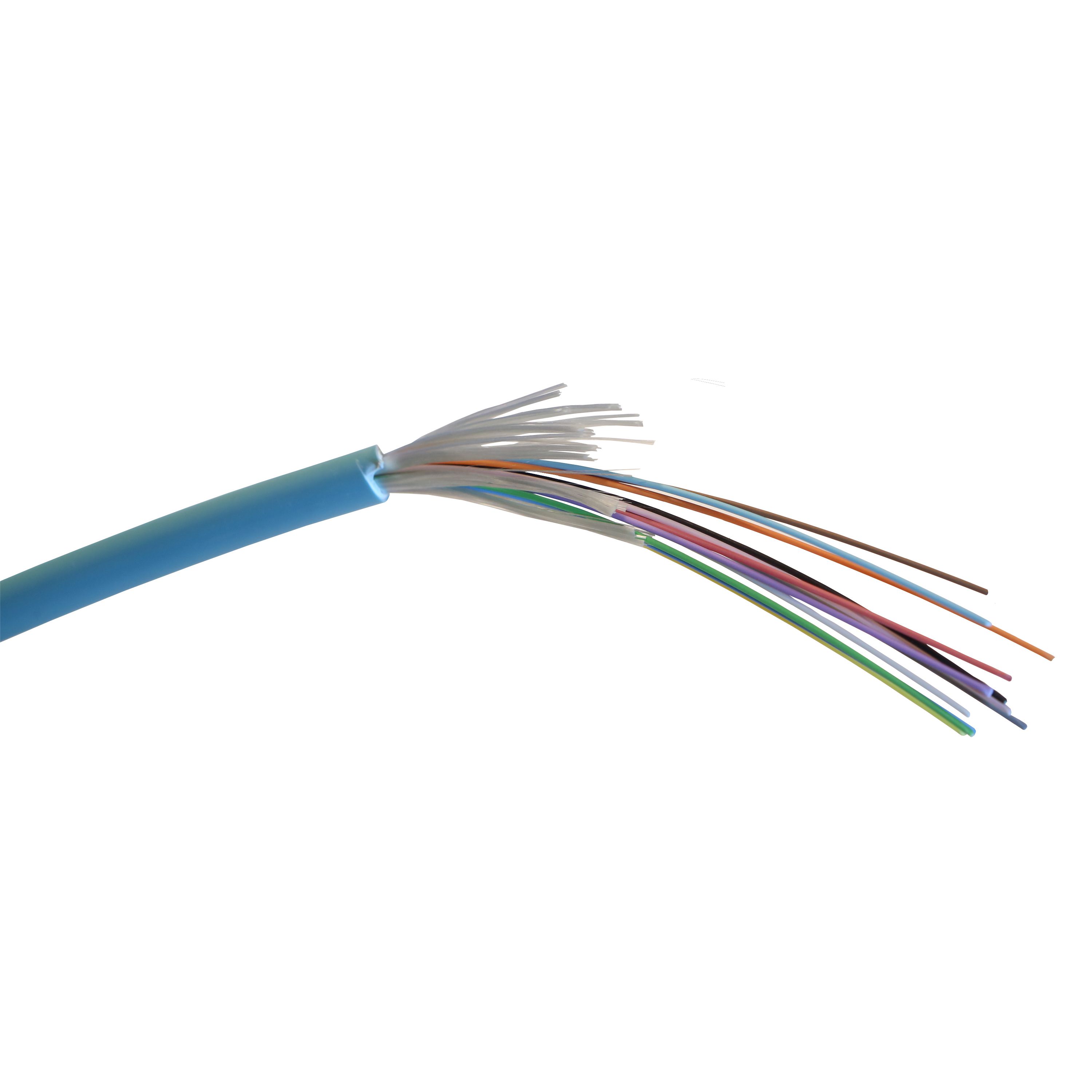 Cable fibra óptica multimodo OM3 Interior/exterior LSZH 12 fibras, ajustada, 032511, 3245060325114