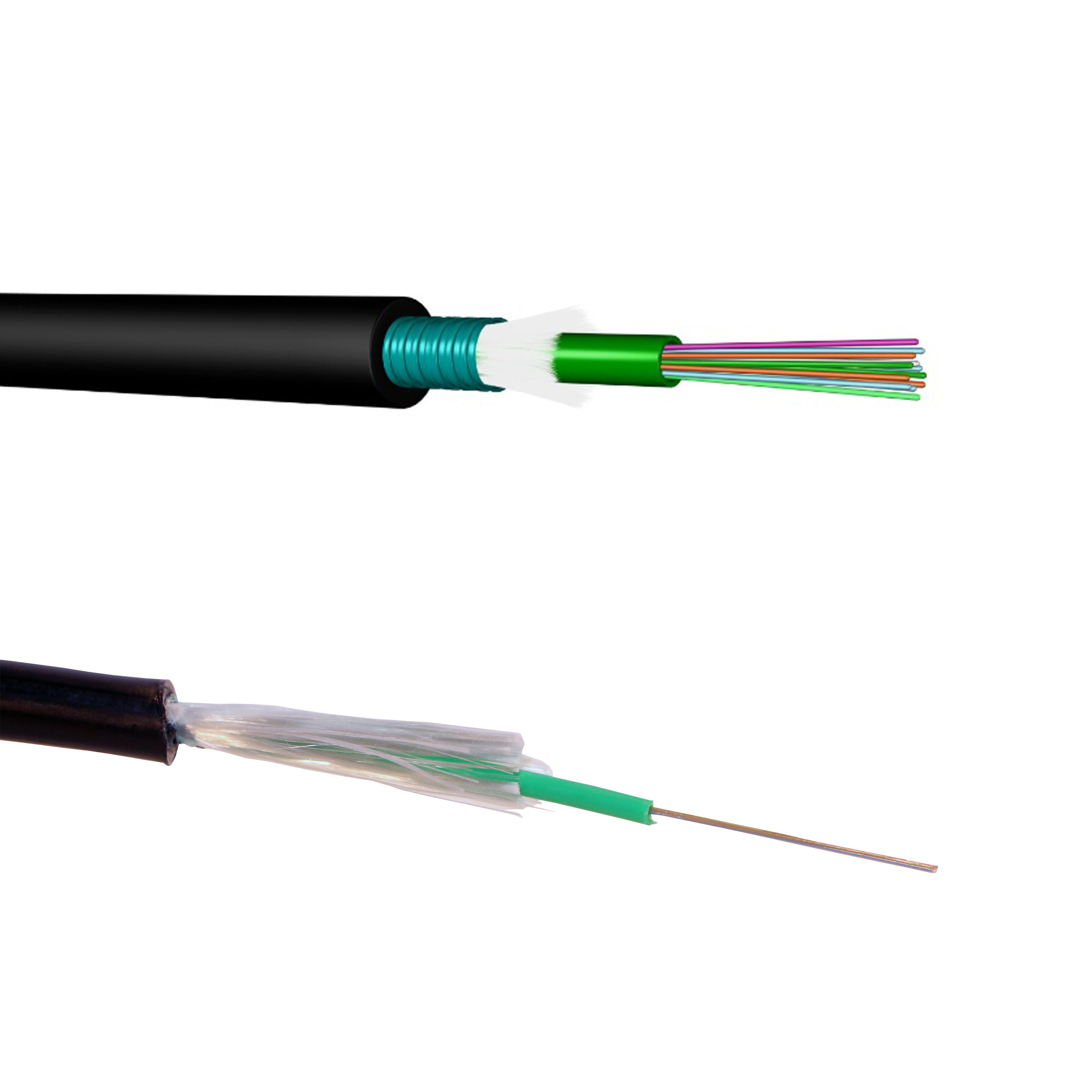 Cable fibra óptica monomodo OS2 Exterior Armado LSZH 8 fibras