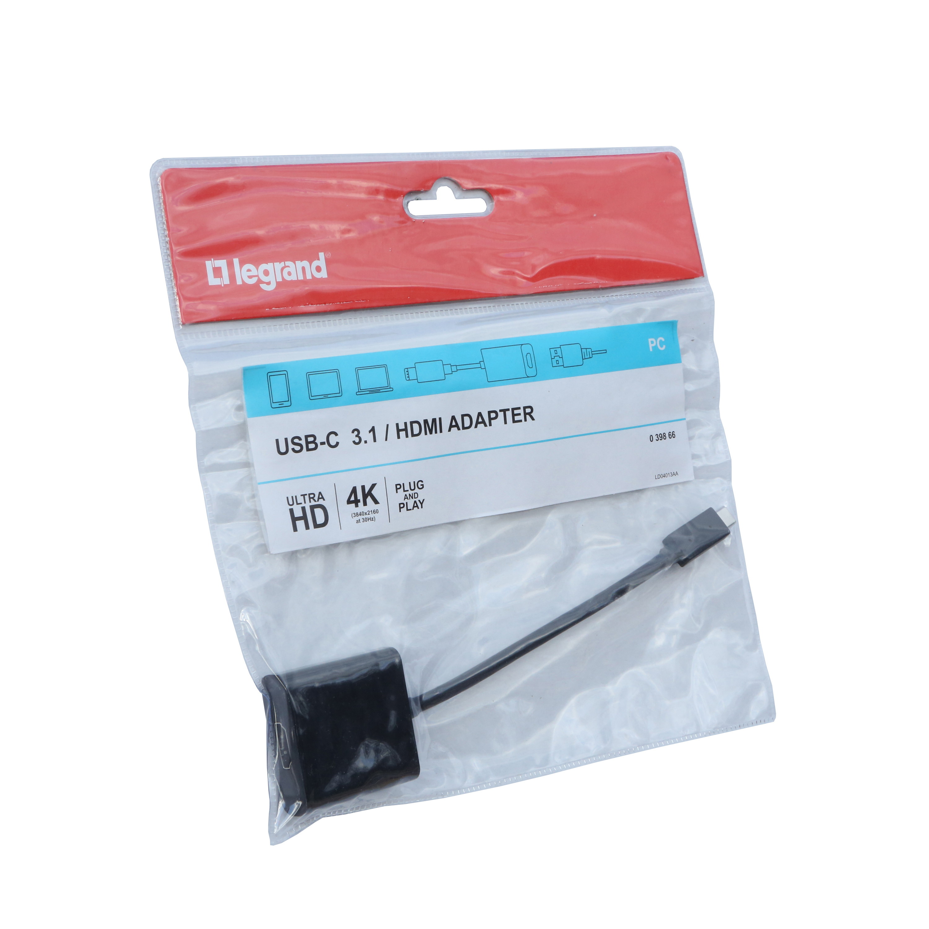 Adaptateur DVI-D Mâle Vers HDMI Femelle MCL Samar - Dual Link, Contacts OR, Compatible Signal Numérique