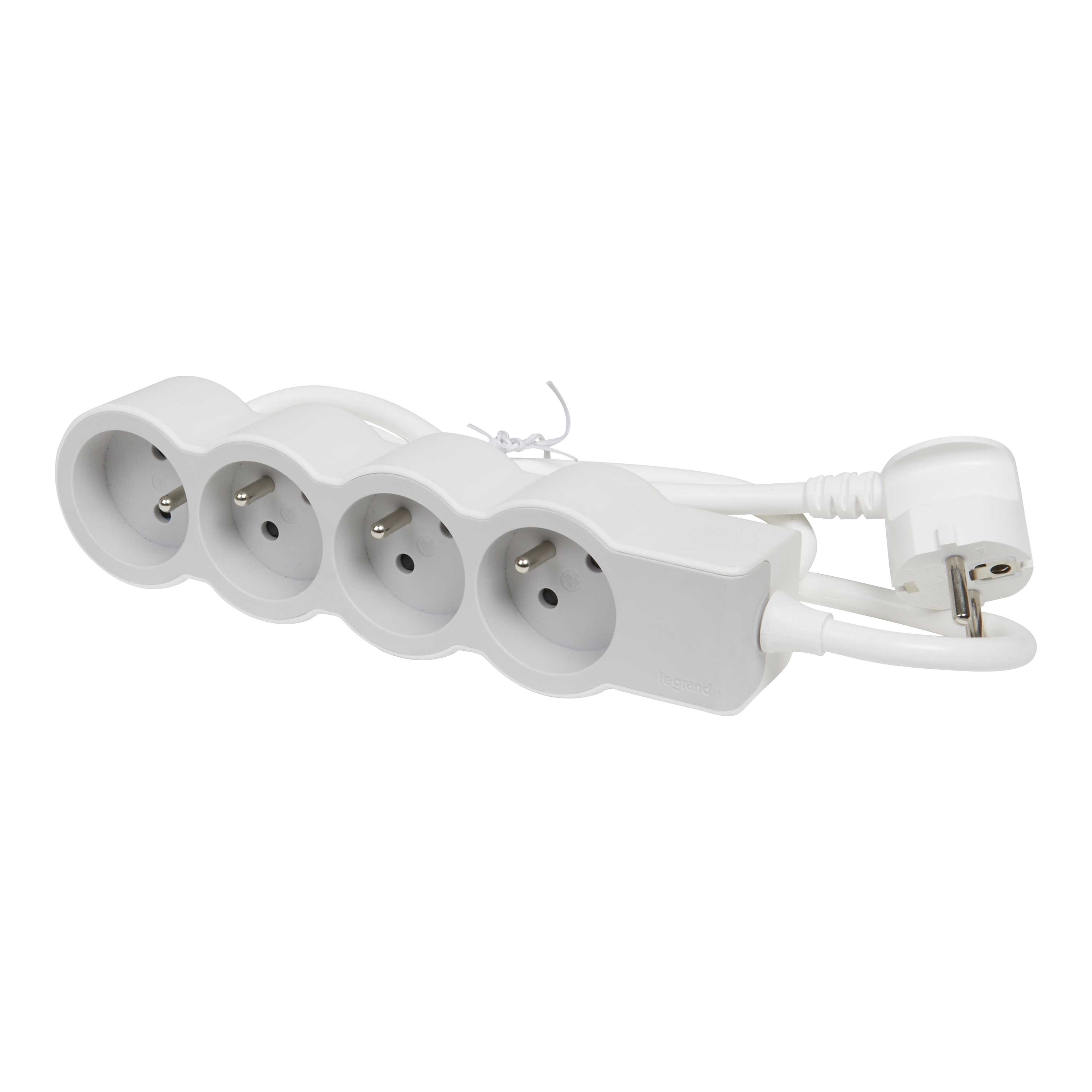 Rallonge multiprise LEGRAND 4 prises + 2 ports USB - Bricoland Maroc