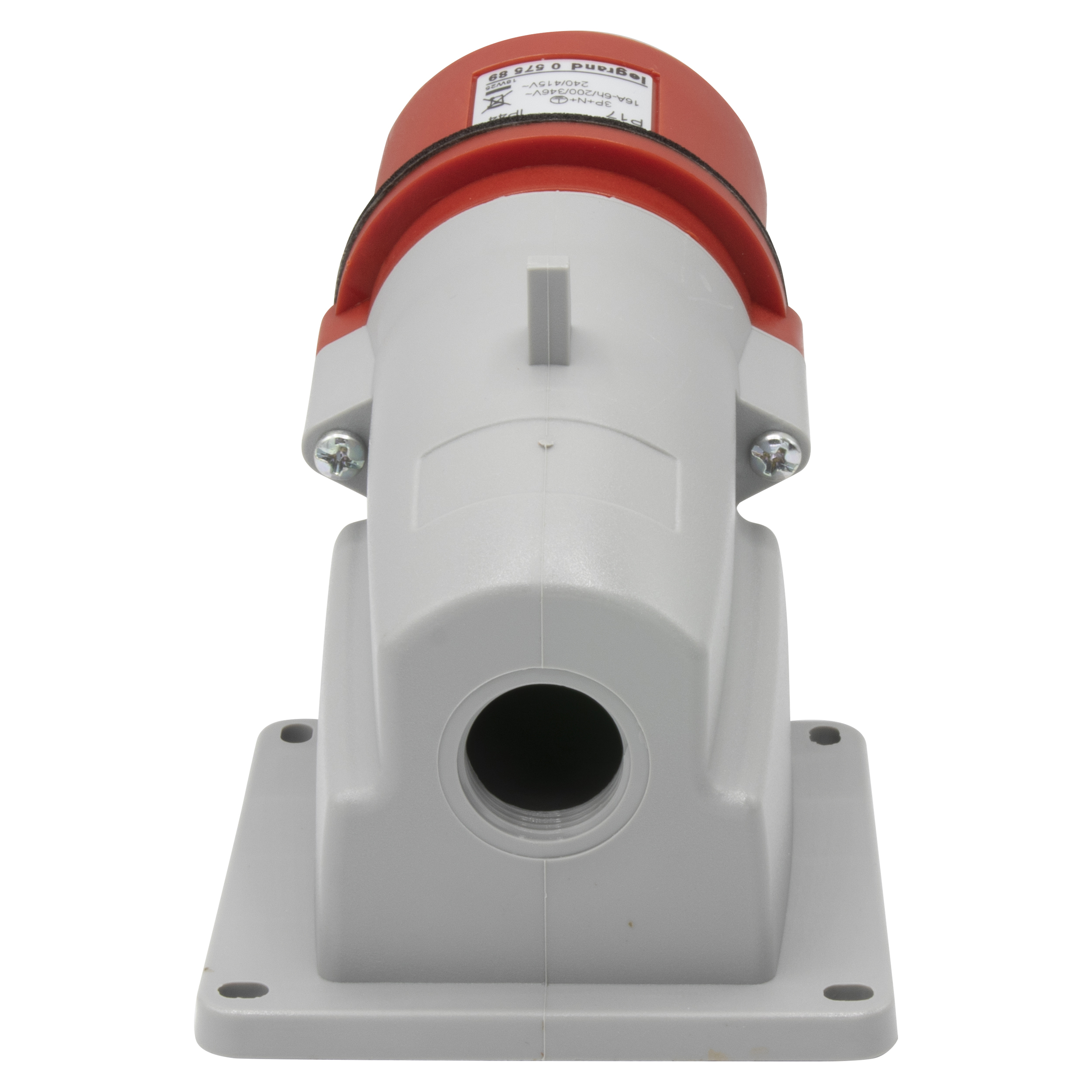 Legrand P17 Presa Industriale A Superficie 16A 415V IP44 – 3P+T Rossa, Mod. 555128