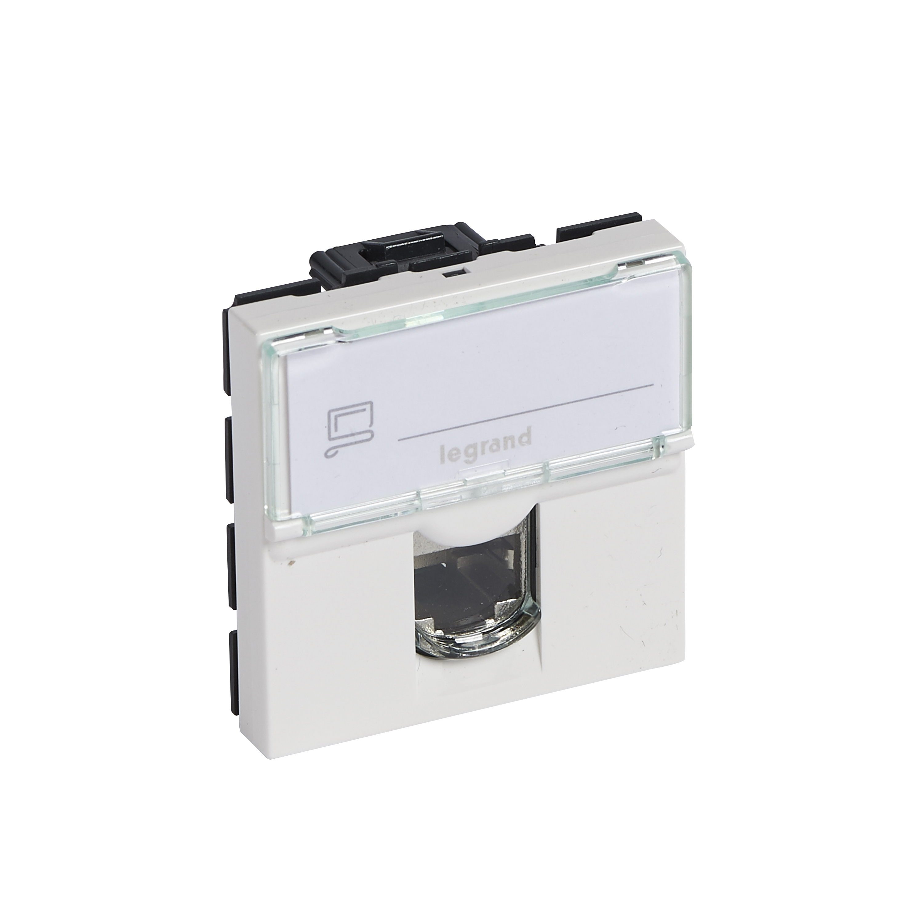 Jack RJ45 Categoria 6 Mosaic Legrand - Bianco, Senza Attrezzi