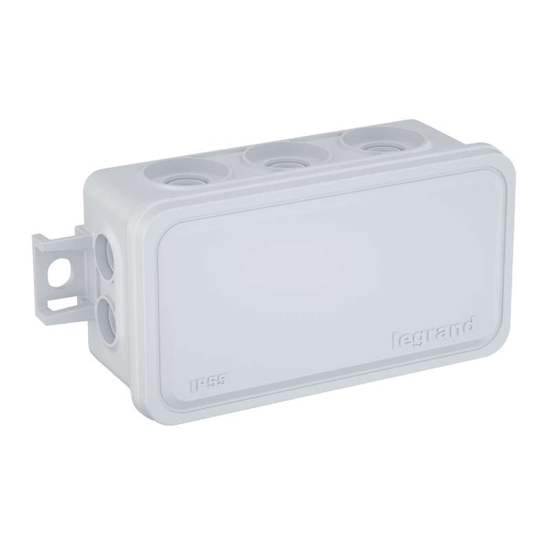 Legrand 092003 Plexo Junction Box - IP55 Rated, 70 X 45 Mm Depth, For Outdoor & Damp Location Wiring