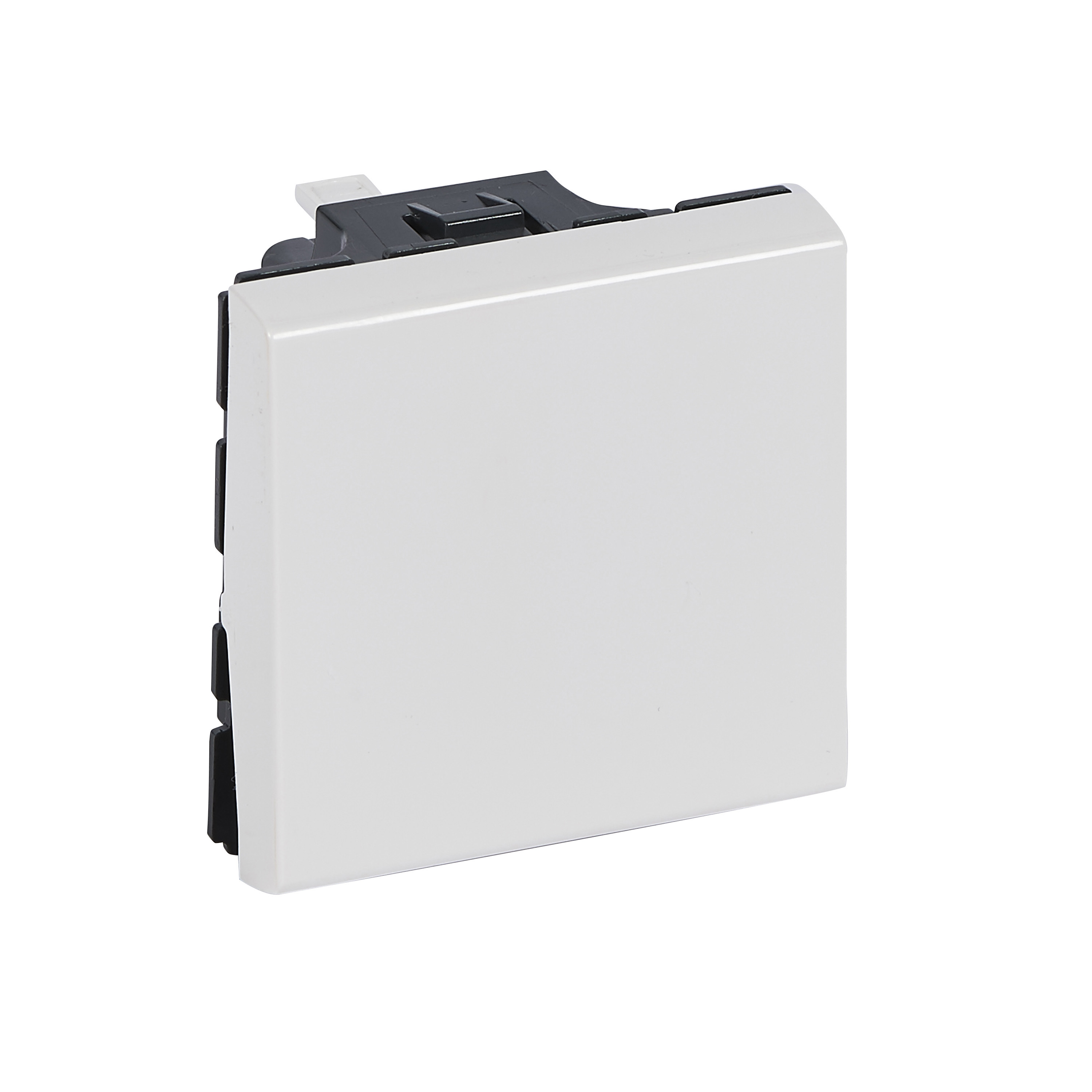 Interrupteur ou va-et-vient 10AX 250V~ Mosaic 2 modules - blanc