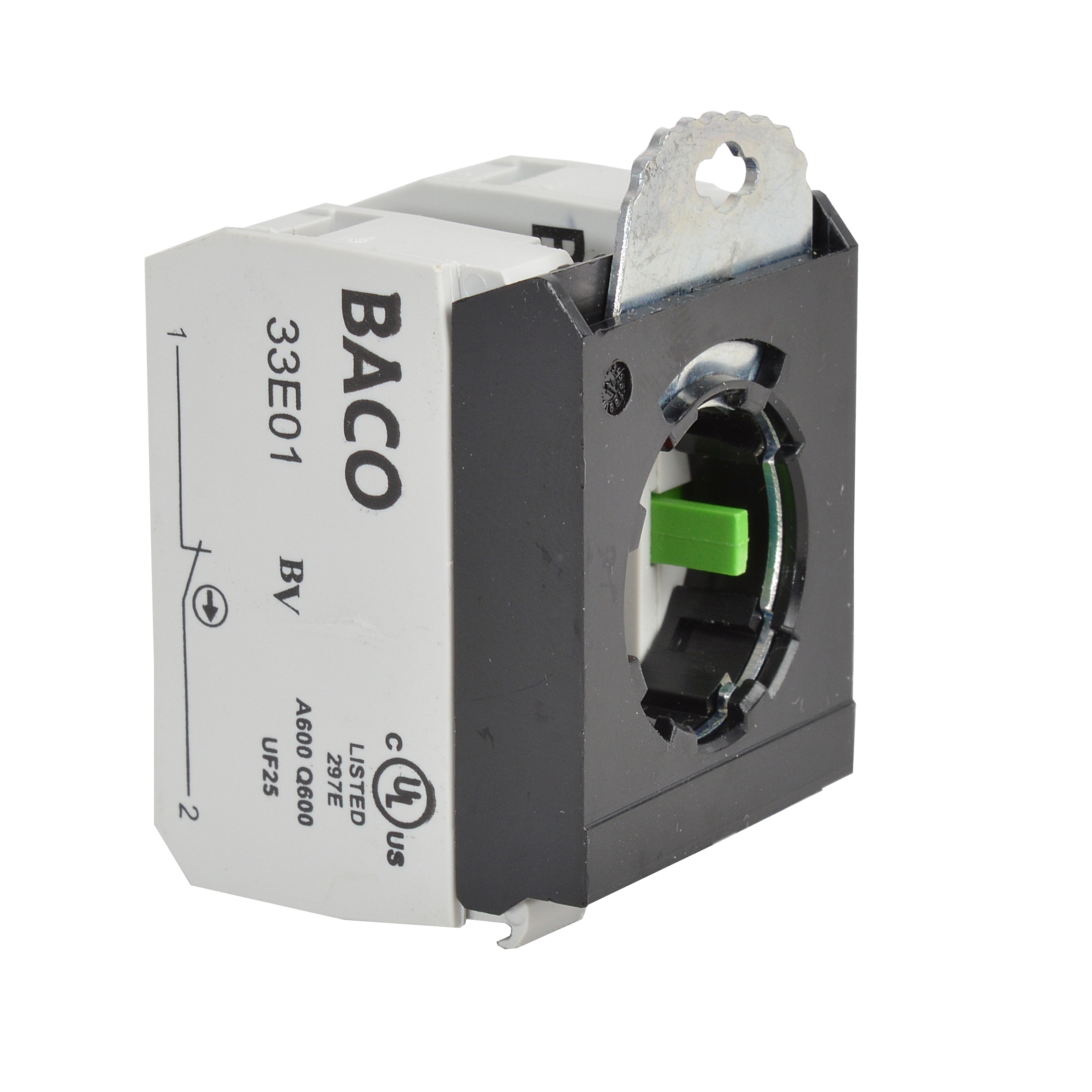 BACO Push Button - 3P Contact 1xNO + 1xNC Screw Terminals | 333E11 ...