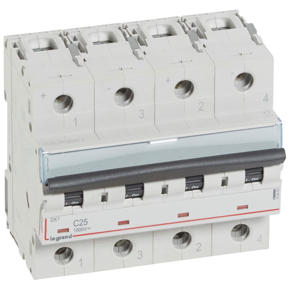 Mcb 2P for photovoltaic - In= 25A - Vn= 800Vdc