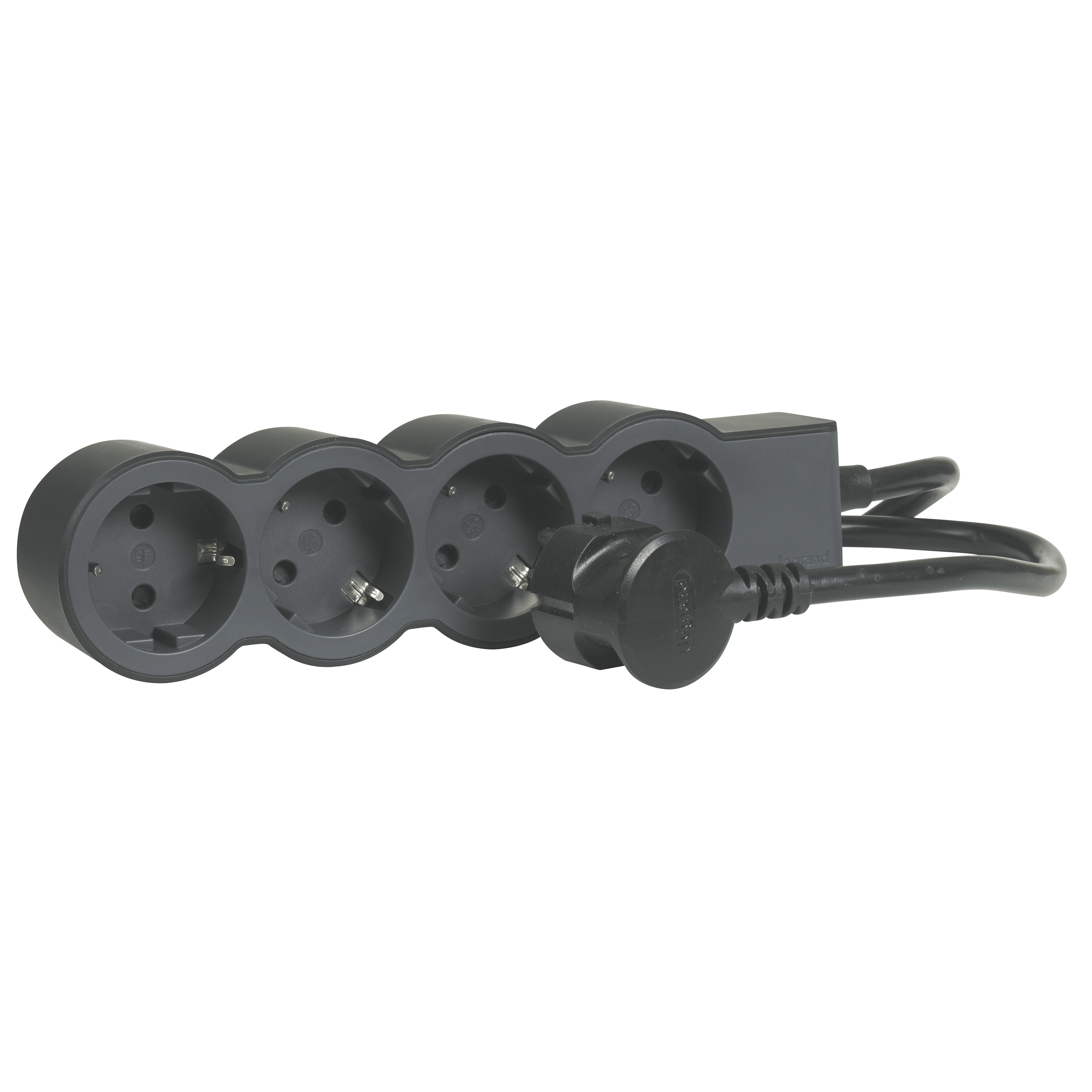 Multi-outlet 4 socket outlets cable 3m and 1.5mm² section, 694562, 3414971945463