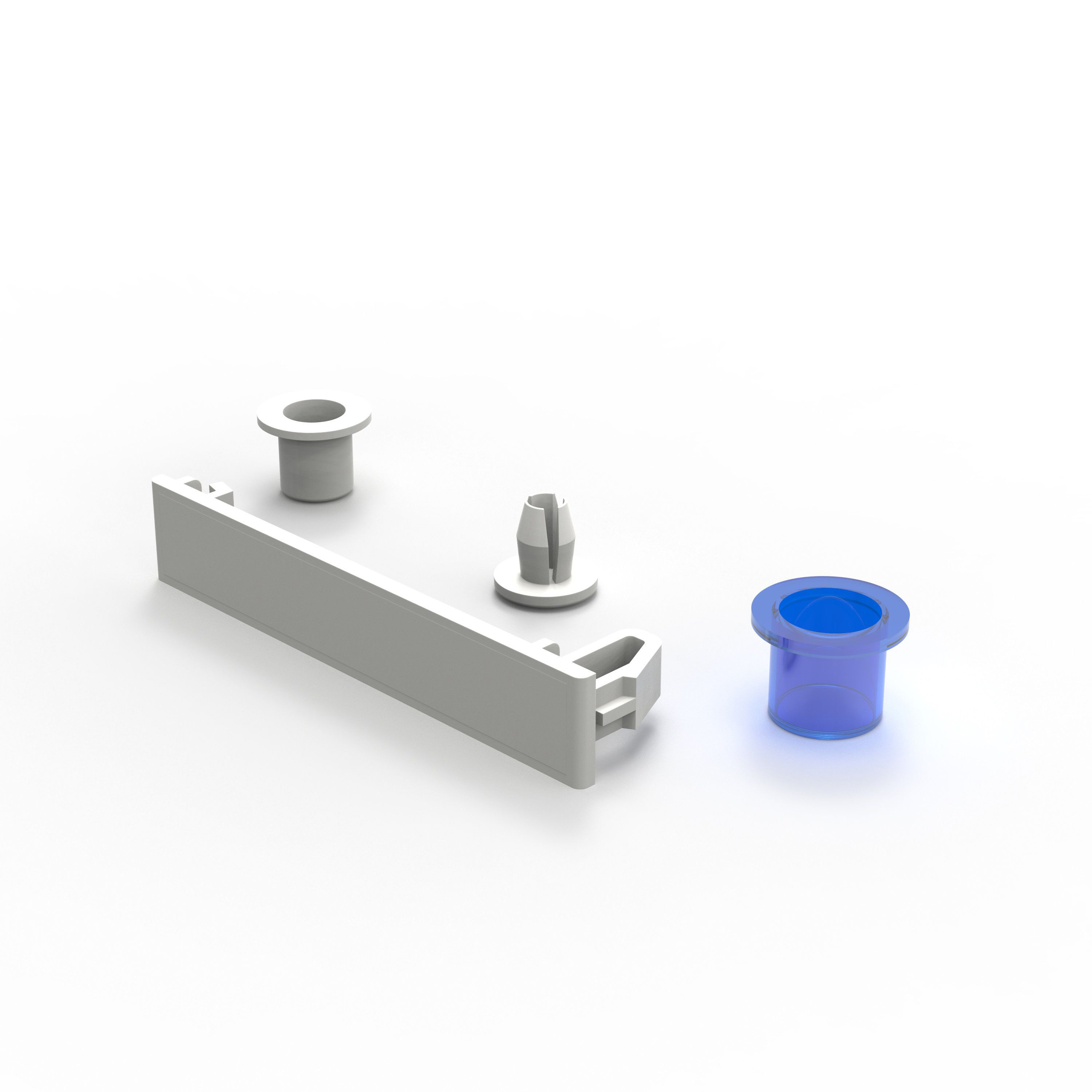 Kit De Bouchons à Ailettes FCS II – 9°, Blanc, Rétrocompatible FCS I, Avec Clé Et Vis