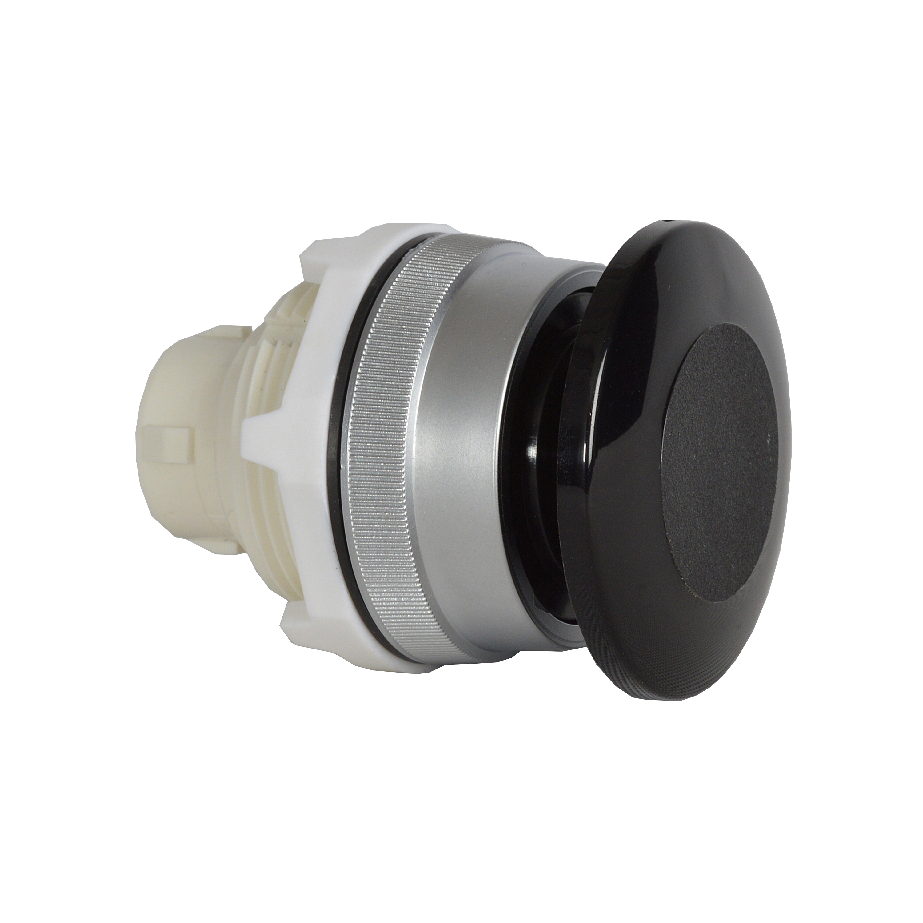 BACO Push Button - Push-Pull Ø40mm Mushroom Head Black Matt Chrome ...