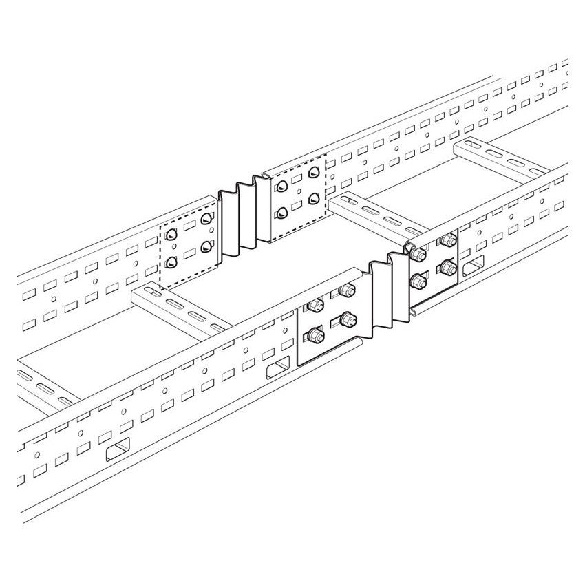 Swifts Medium Duty Hot Dip Galvanised Steel Cable Ladder Flexible