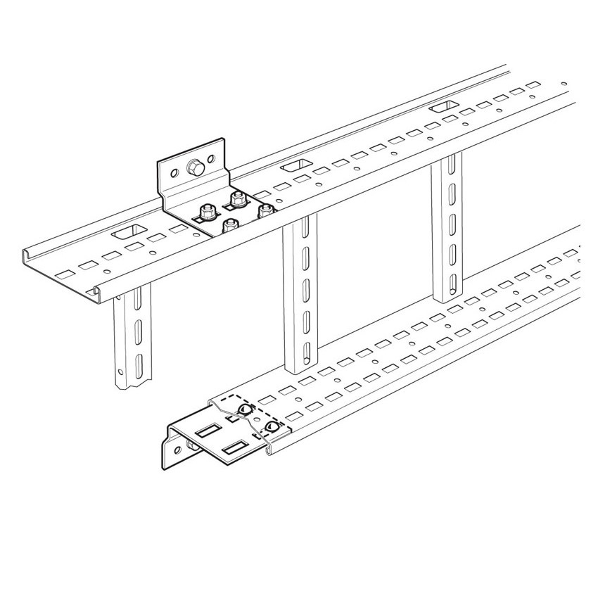 Swifts Medium Duty Hot Dip Galvanised Steel Cable Ladder Wall Support ...