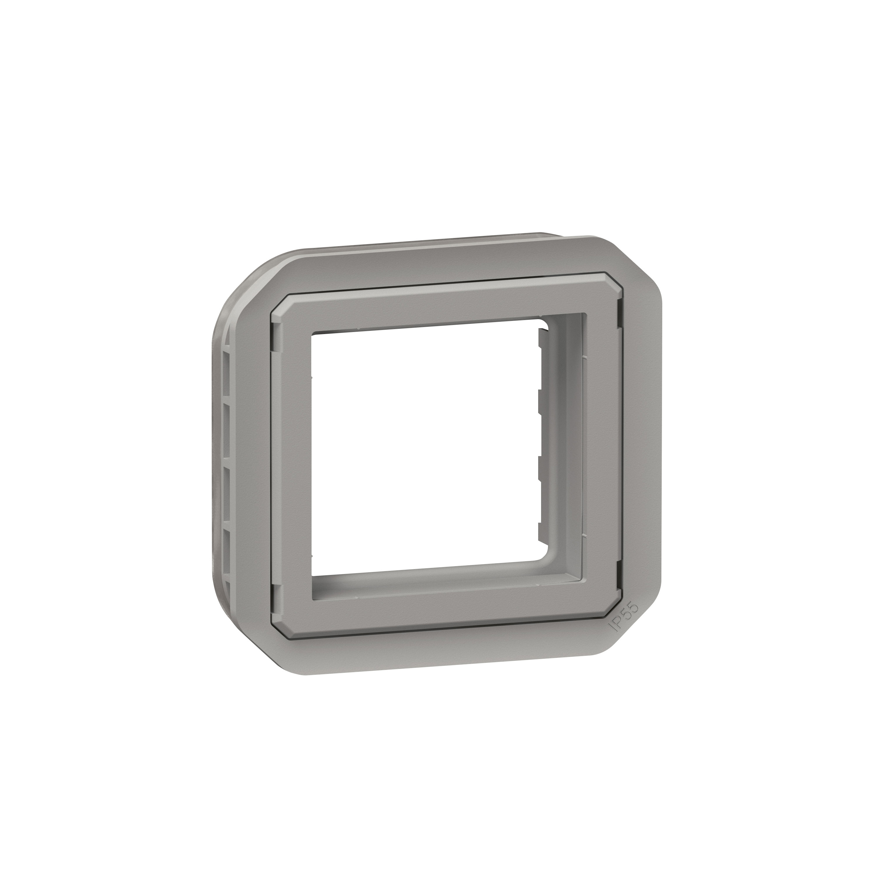Legrand 070725 Adattatore Plexo Componabile – Impermeabile Opaco Per Funzione Mosaico – 2 Moduli – Bianco Artic Antimicrobico